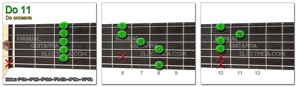 Acorde Guitarra Do 11 - C 11