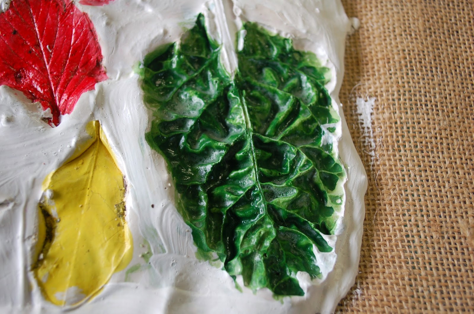 Sunnyside Art House Playing with Plaster Balloon Sculptures & Leaf