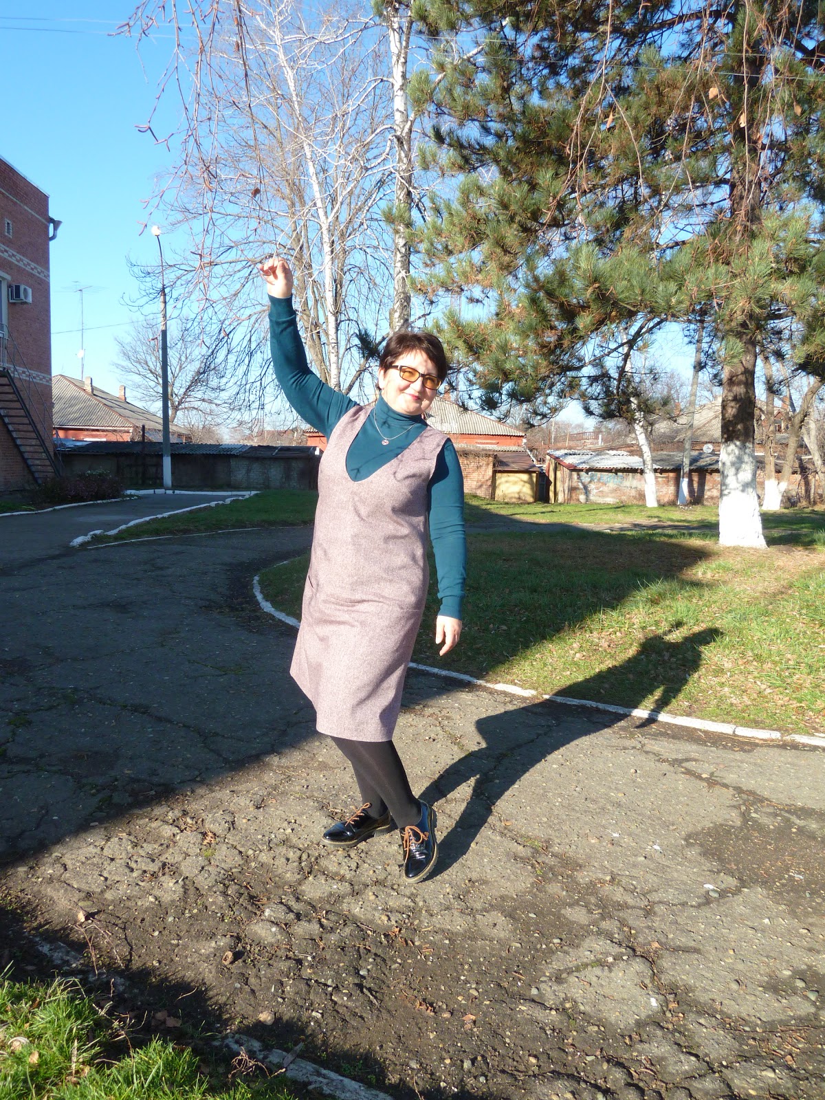 Твидовый сарафан!