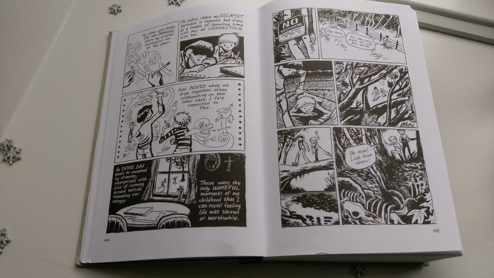 Bare et kapitel mere Blankets af Craig Thompson