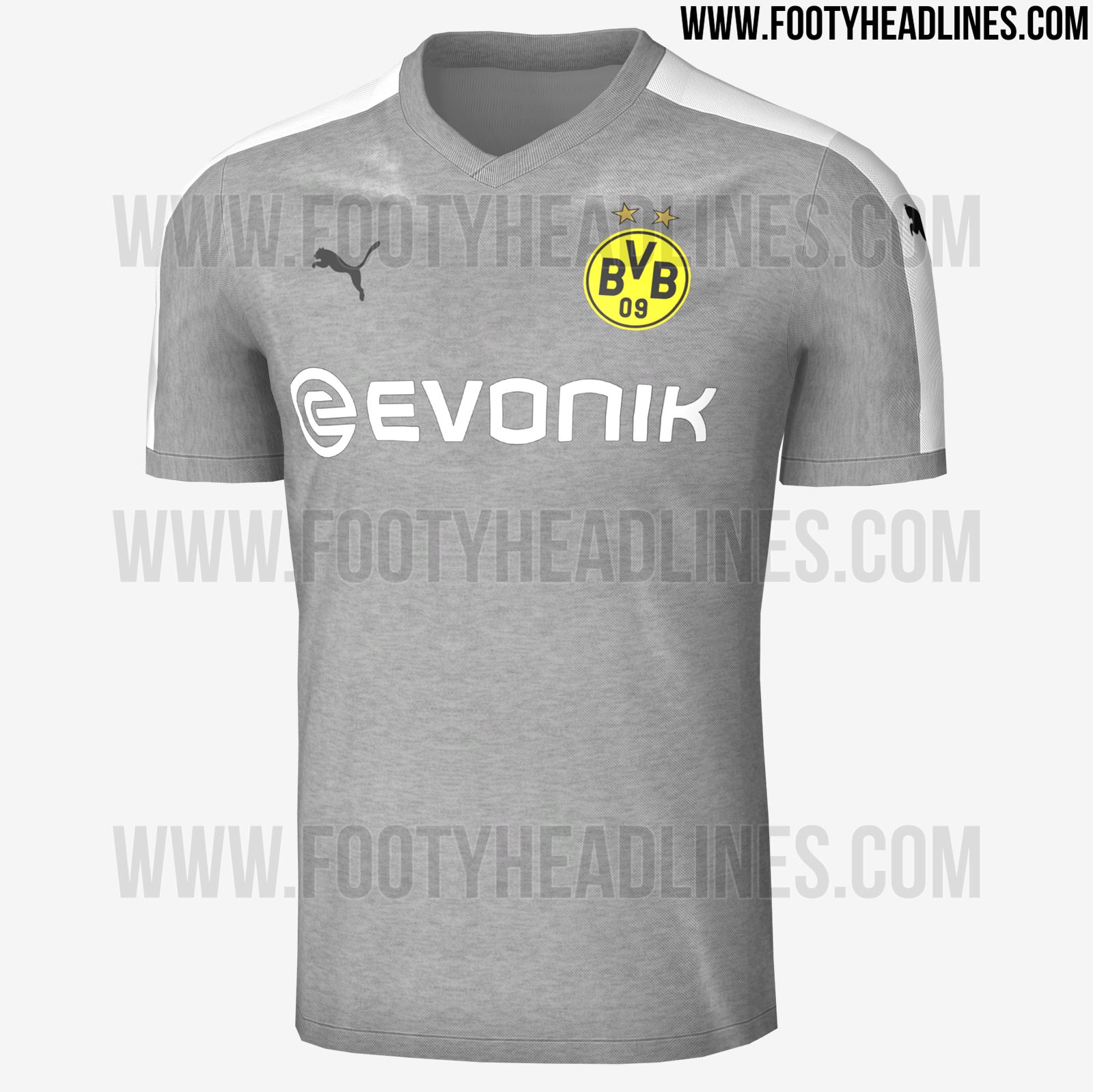 Cette image montre le maillot du Borussia Dortmund third 2017/2018.