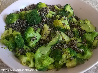 recept, fekete quinoa, brokkolis, cukkini, brokkoli, cukkinis, quinoa, vegán, vegetáriánus, tojásmentes, gluténmentes