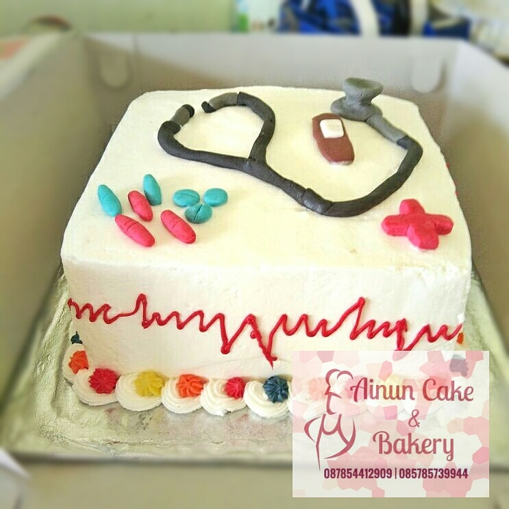 Gambar Birthday Cake Easy Doctor Youtube Gambar Kue Ultah Dokter di