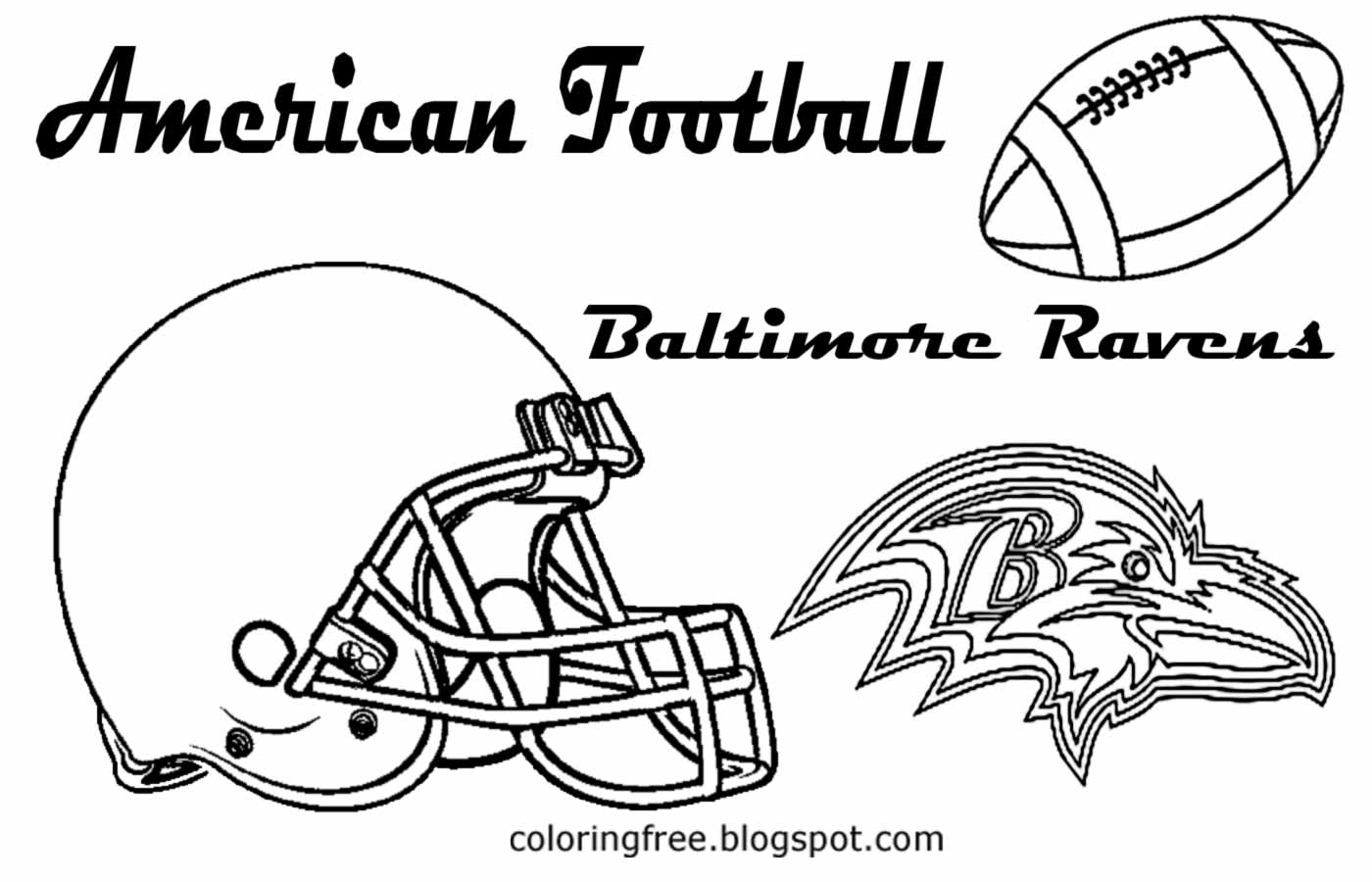 Baltimore Ravens Coloring Pages Baltimore Ravens Coloring Pages Learny Kids