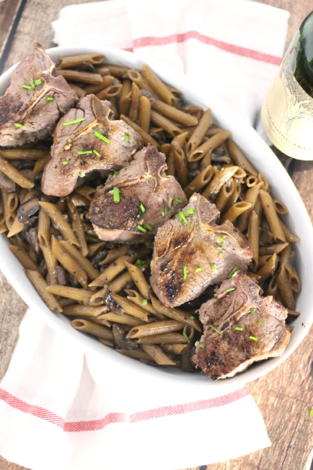 One Pot Seared Lamb and Penne from Mama Loves Food