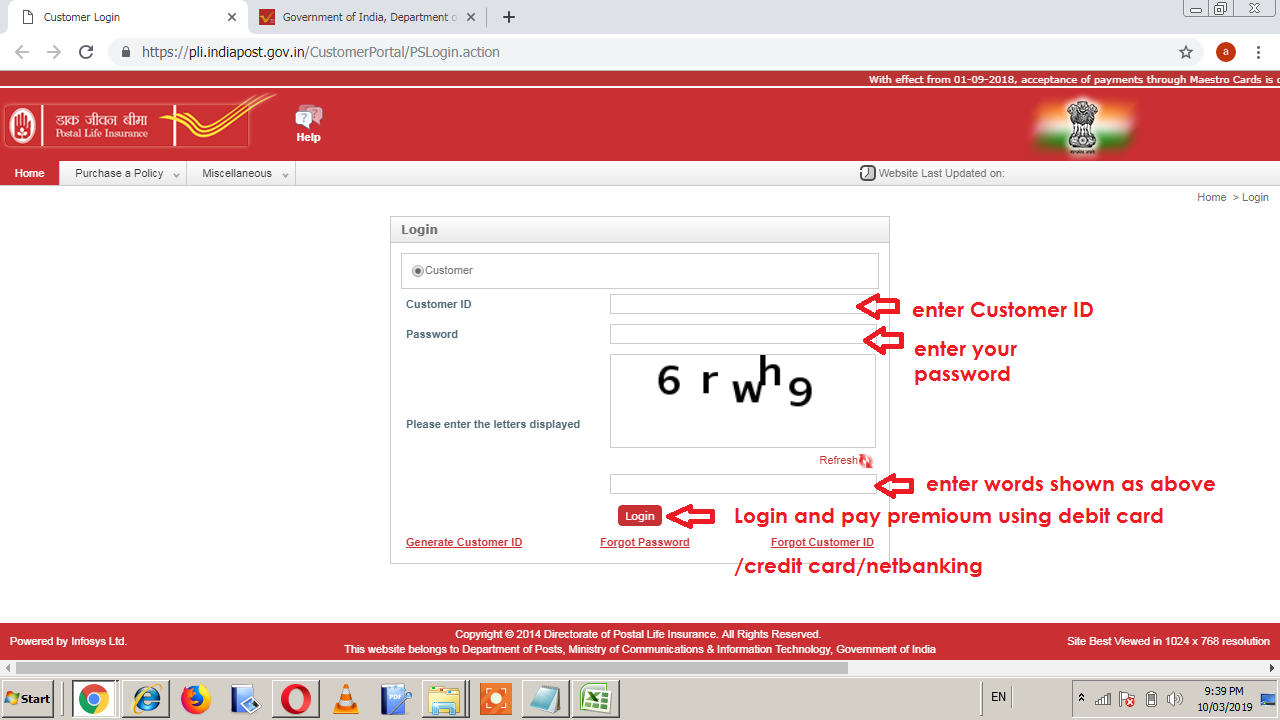 How To Pay PLI Premium Online Simple Steps with Pictures (New User