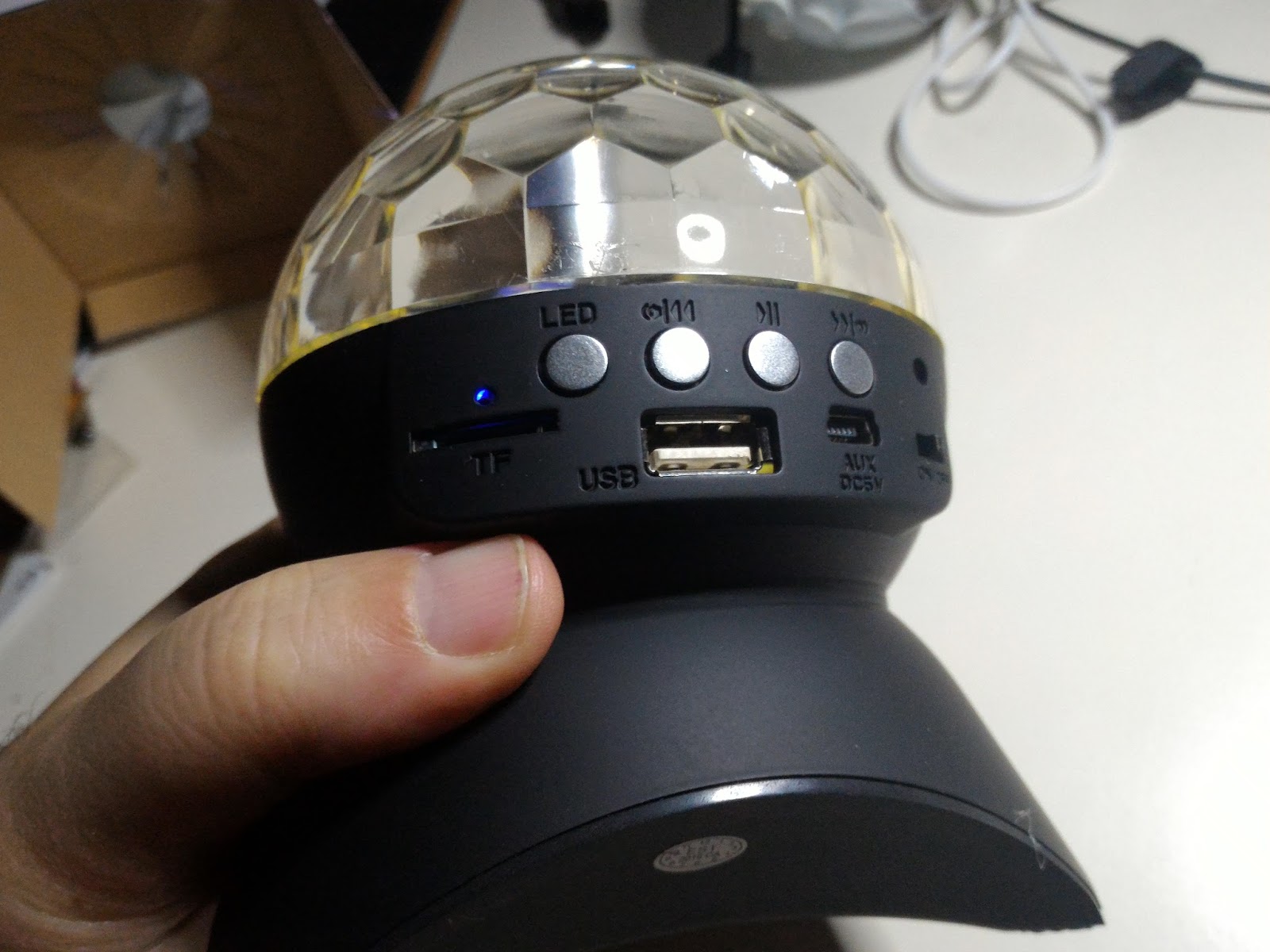 Luci Discoteca LED Con Bluetooth E Altoparlante - Palla Da Discoteca Per Feste E Casa