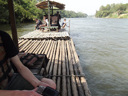 Bamboo raft ride.
