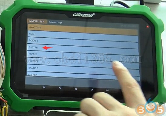 OBDSTAR X300 DP Plus Program Renault Duster 2016 key by OBD - Auto ...