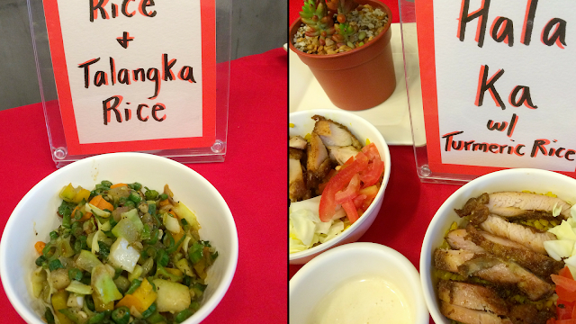 Rice & Talangka Rice + Hala Ka with Turmeric Rice