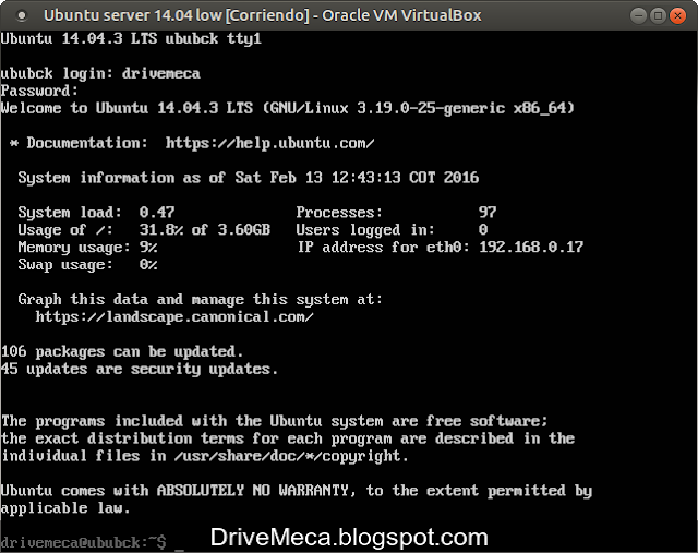 DriveMeca instalando BackupPC en Linux Ubuntu server paso a paso