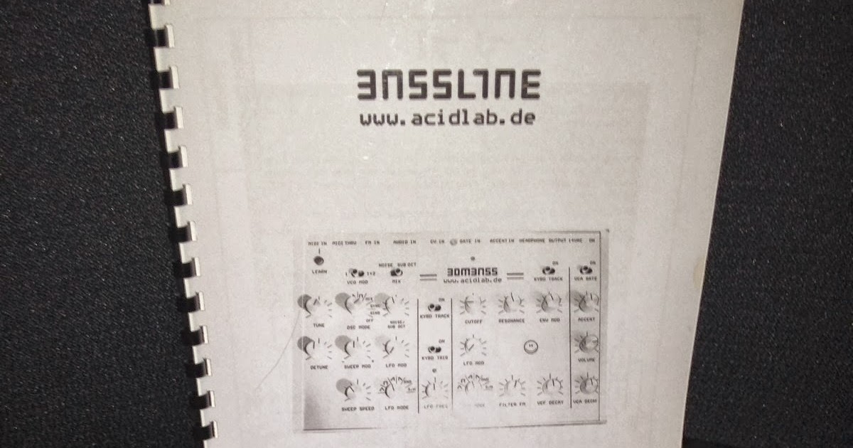 MATRIXSYNTH Acidlab Bombass 303 Style Analog Synthesizer With New Features