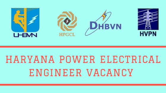Haryana Power Utilities Recruitment 2018 || Apply online for Asst Engineer/ Electrical Posts