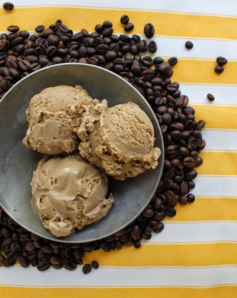 Food Lust People Love: Coffee ice cream is the perfect blend of sweet and strong, especially this one from the master of all-things-coffee, Patricia McCausland-Gallo and her book, Passion for Coffee.