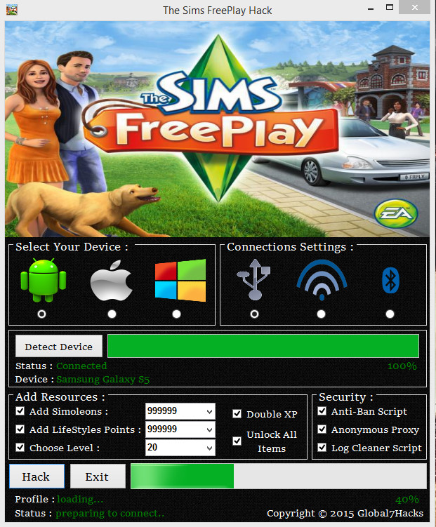 The Sims FreePlay Hack Unlimited Simoleons, Lifestyles Points, Level