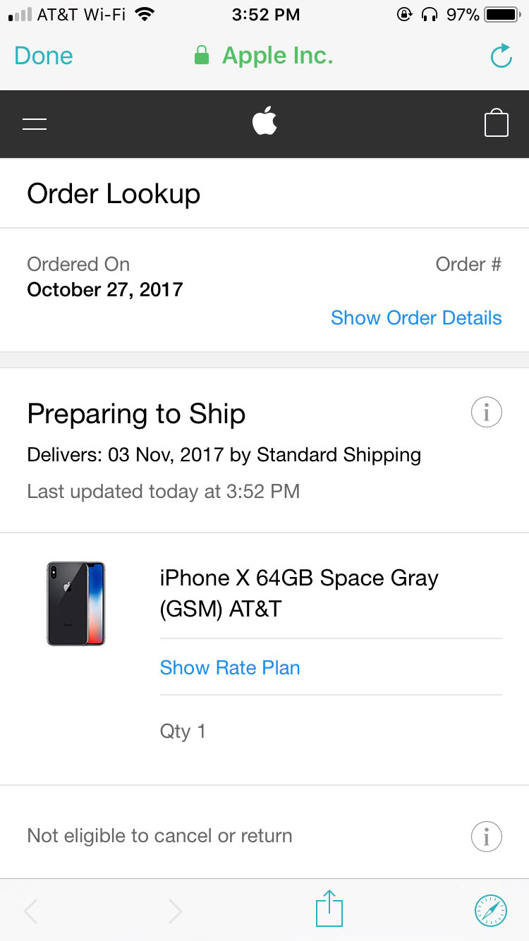 iPhone X Pre-orders Now 'Preparing to Ship' in the USA • JailBreak