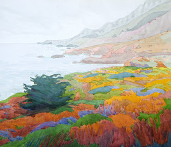 coastal plein air quiet watercolor california watercolors robin purcell tradition demonstration august