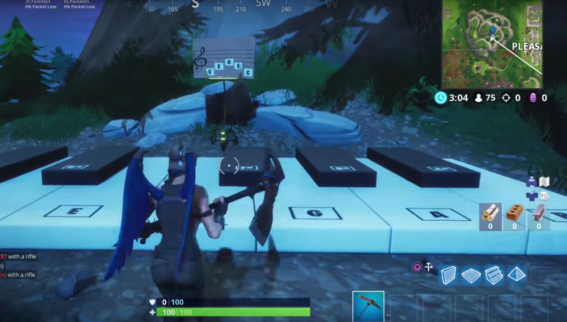 Sheet Music and Piano Locations Fortnite Week 6 Season 6