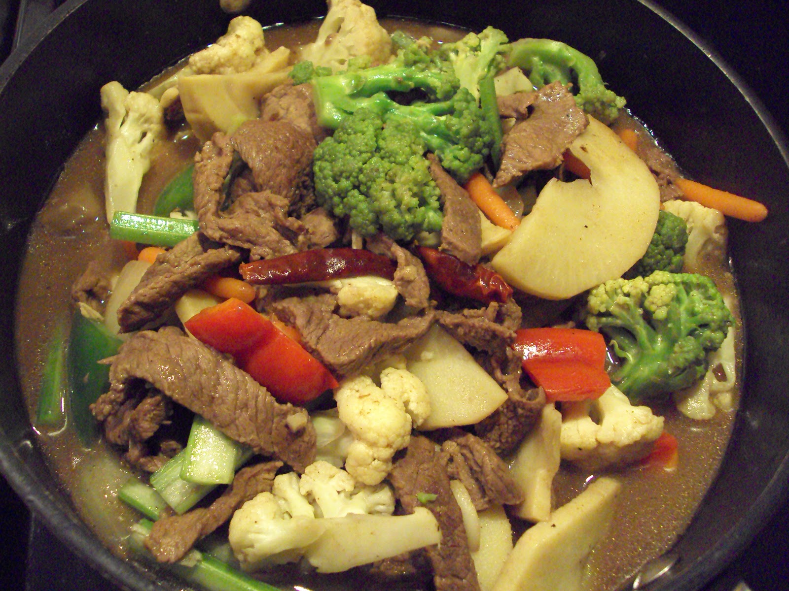 StirFry CHINESE MIXED VEGETABLES with BEEF