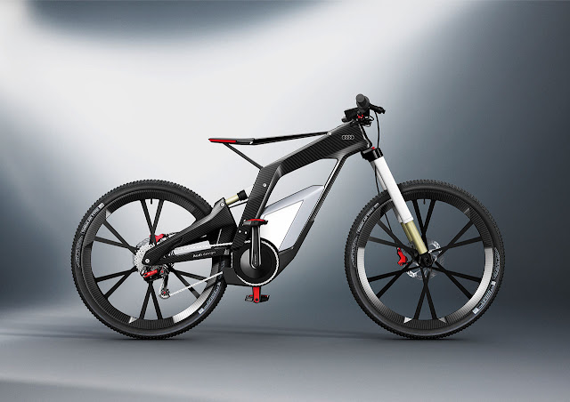 the Audi e-bike Wörthersee right side