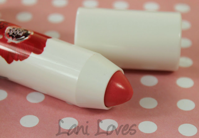 The Body Shop Lip & Cheek Velvet Stick - Poppy Coral Swatches & Review