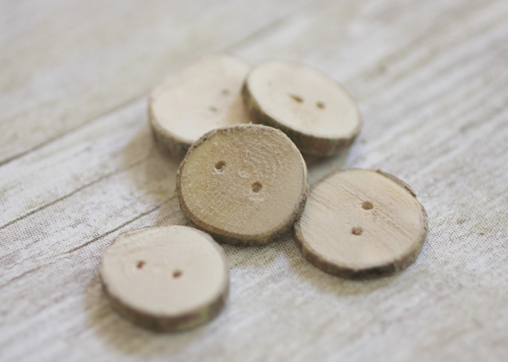 DIY Wood Buttons - Repeat Crafter Me