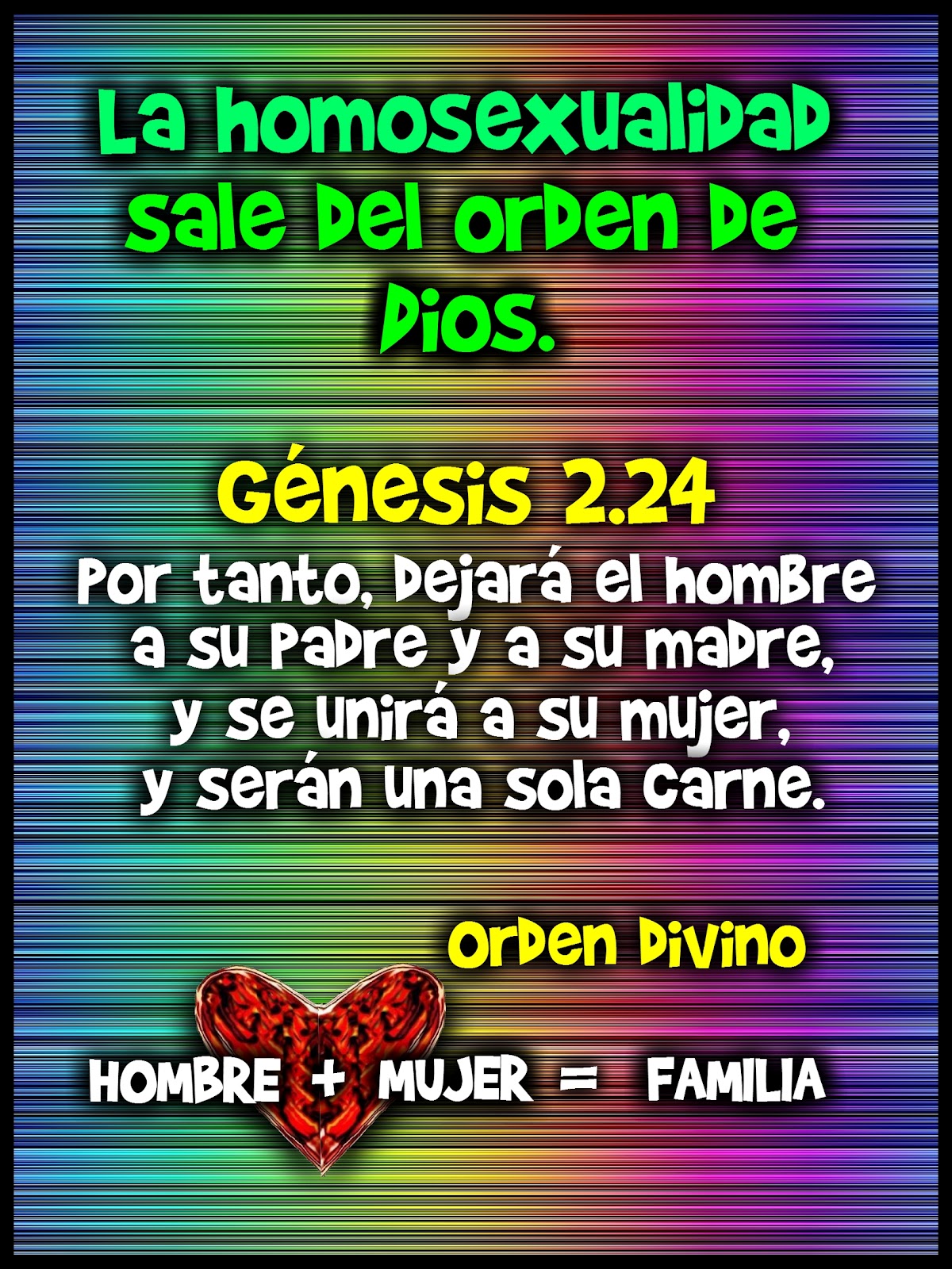 Genesis 2.24 Evangelio en colores