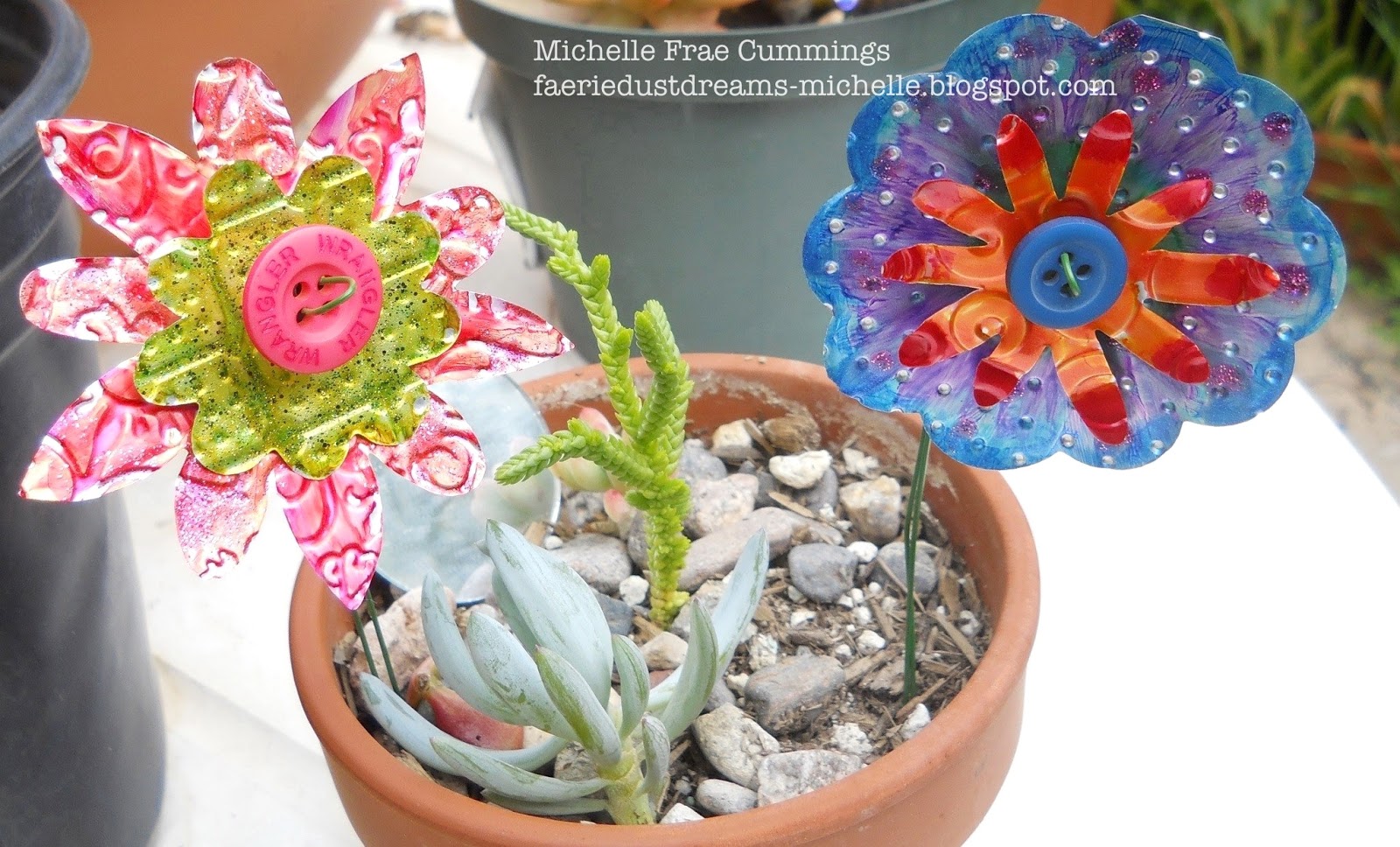 Faerie * Dust * Dreams How to make Flowers from Soda Cans