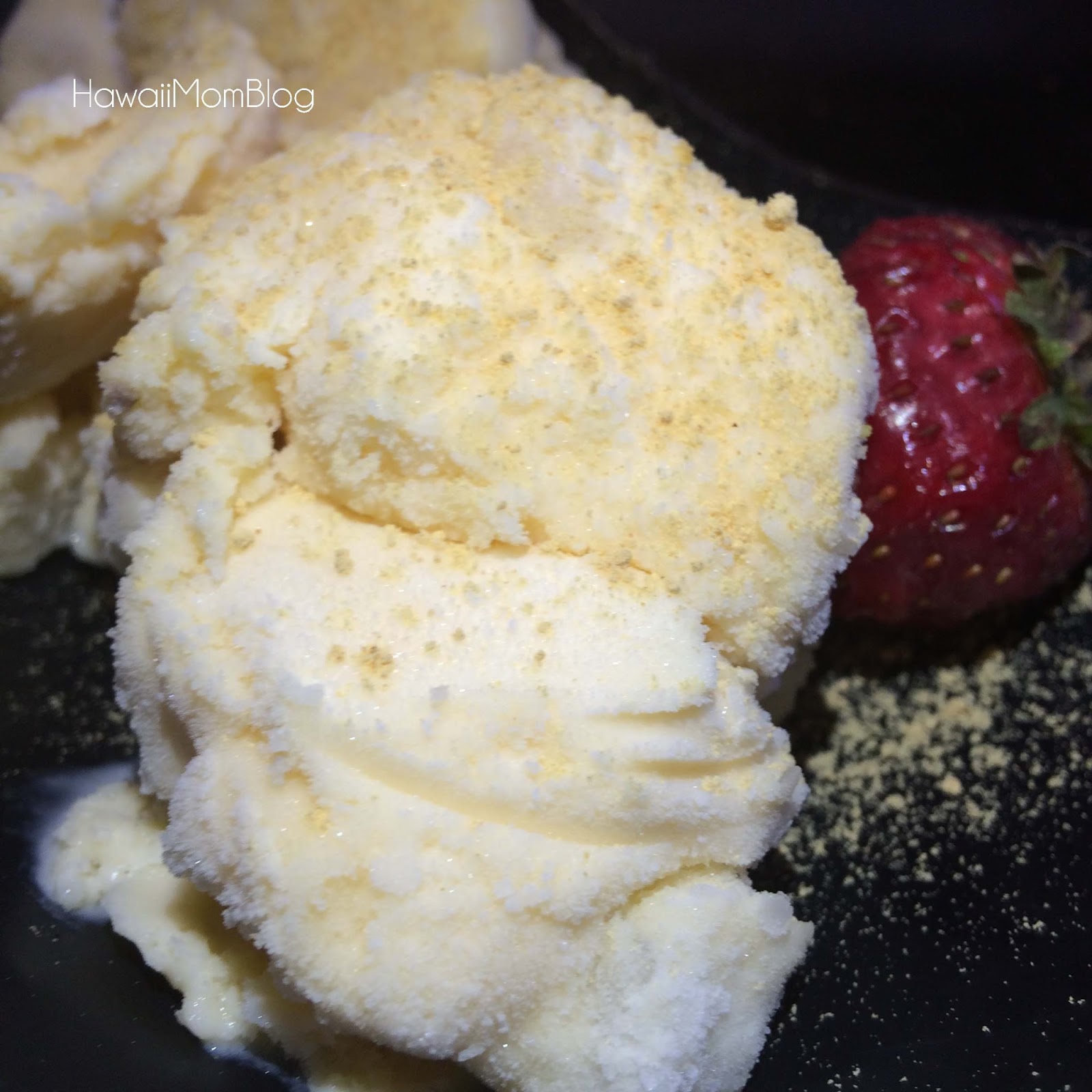 Hawaii Mom Blog Miso Mochi Ice Cream at GyuKaku