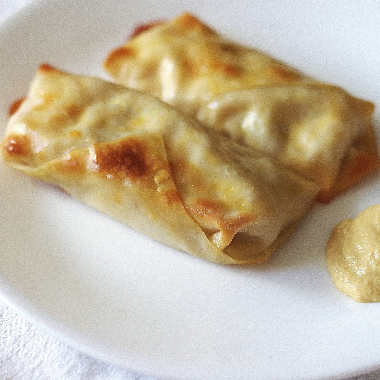 Sage Trifle Baked Pork and Sauerkraut Egg Rolls