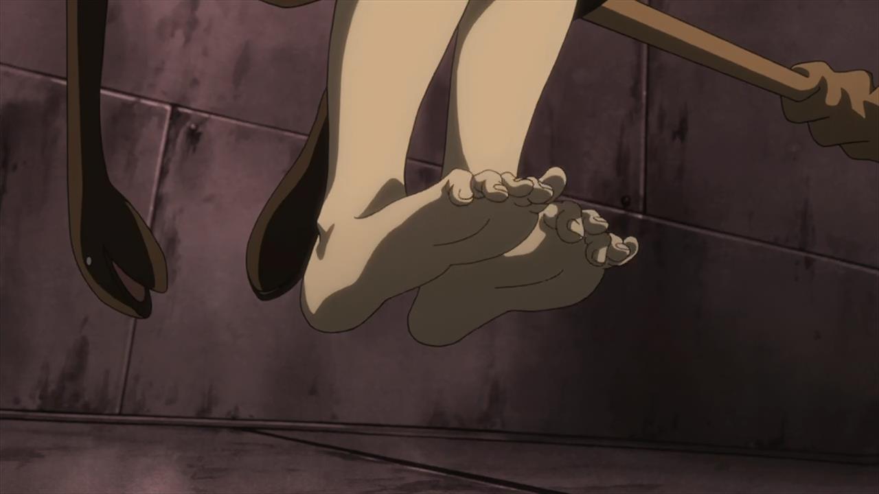 anime feet soul eater medusa gorgon child form.