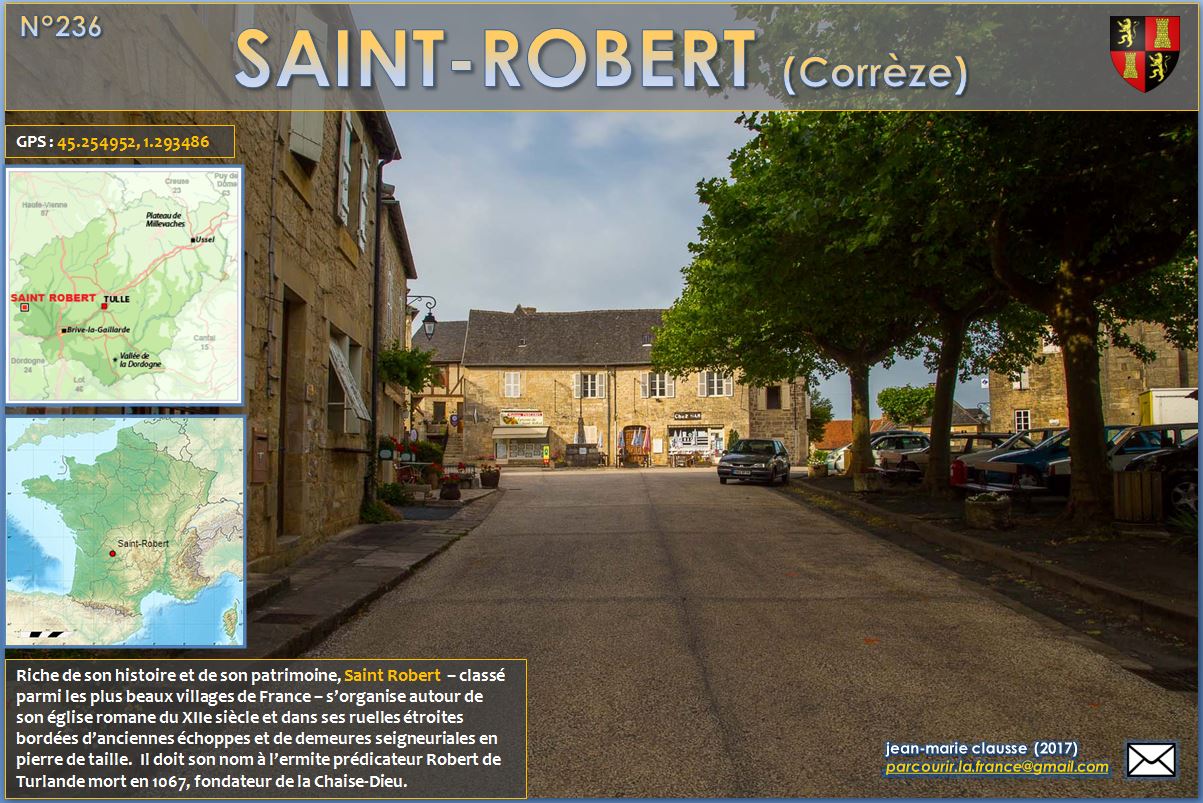 Parcourir la France 236 SAINTROBERT. (Corrèze 19)