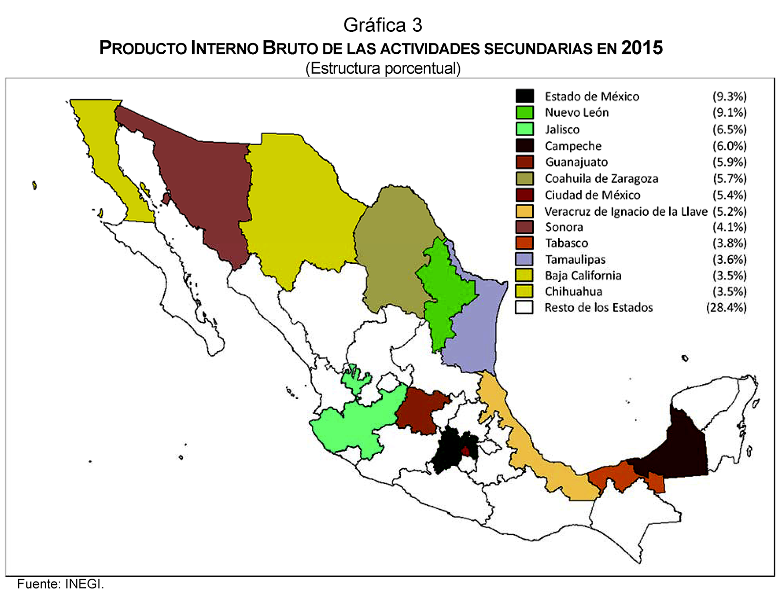 Observatorio Social y Económico de México Producto Interno Bruto por Entidad Federativa 2015 Observatorio Social y Económico de México Producto Interno Bruto por Entidad Federativa 2015
