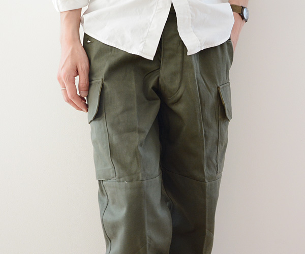 Deadstock 1960s Vintage French Military M64 Trousers