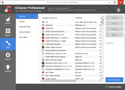 تحميل برنامج ccleaner professional كامل, تفعيل ccleaner, تحميل كراك برنامج ccleaner, تحميل ccleaner, اخر اصدار من ccleaner professional plus