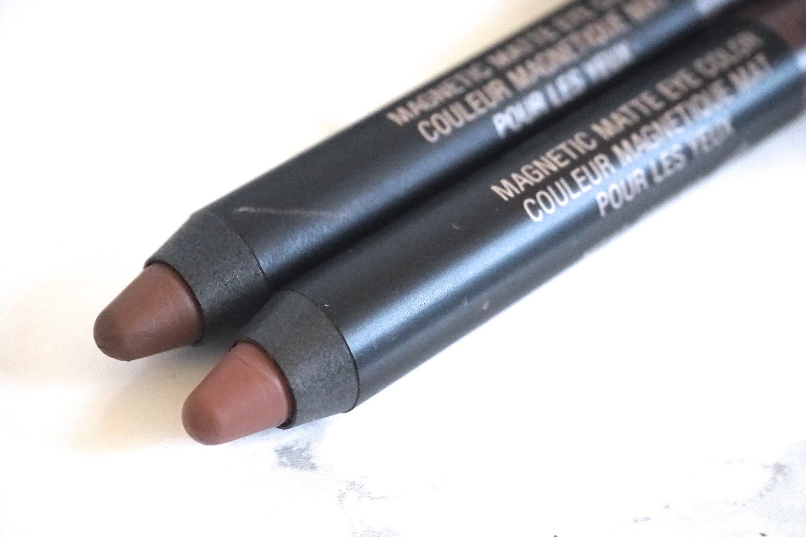 Nudestix Magnetic Matte Eye Color in Fig and Chocolate