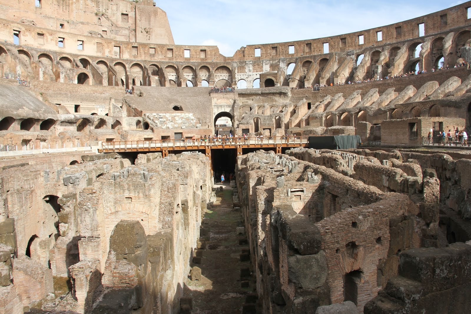 Exploring Inside the Colosseum in Rome