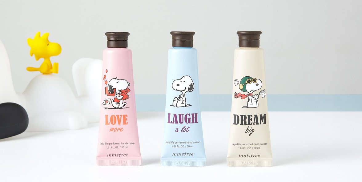 The Rebel Sweetheart. Sneak Peek Innisfree x Snoopy Collection.
