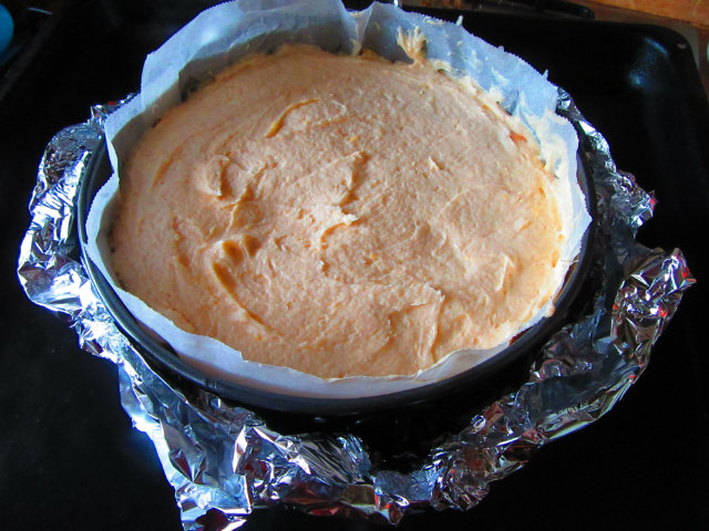 Rhubarb upside down cake by Laka kuharica: Bake the cake in the oven
