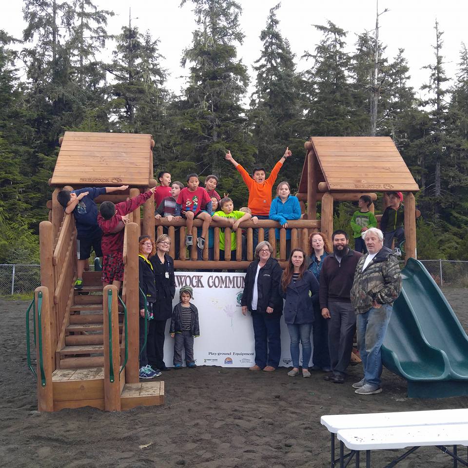 Klawock Has a Ribbon Cutting Ceremony for a New Community Play Ground