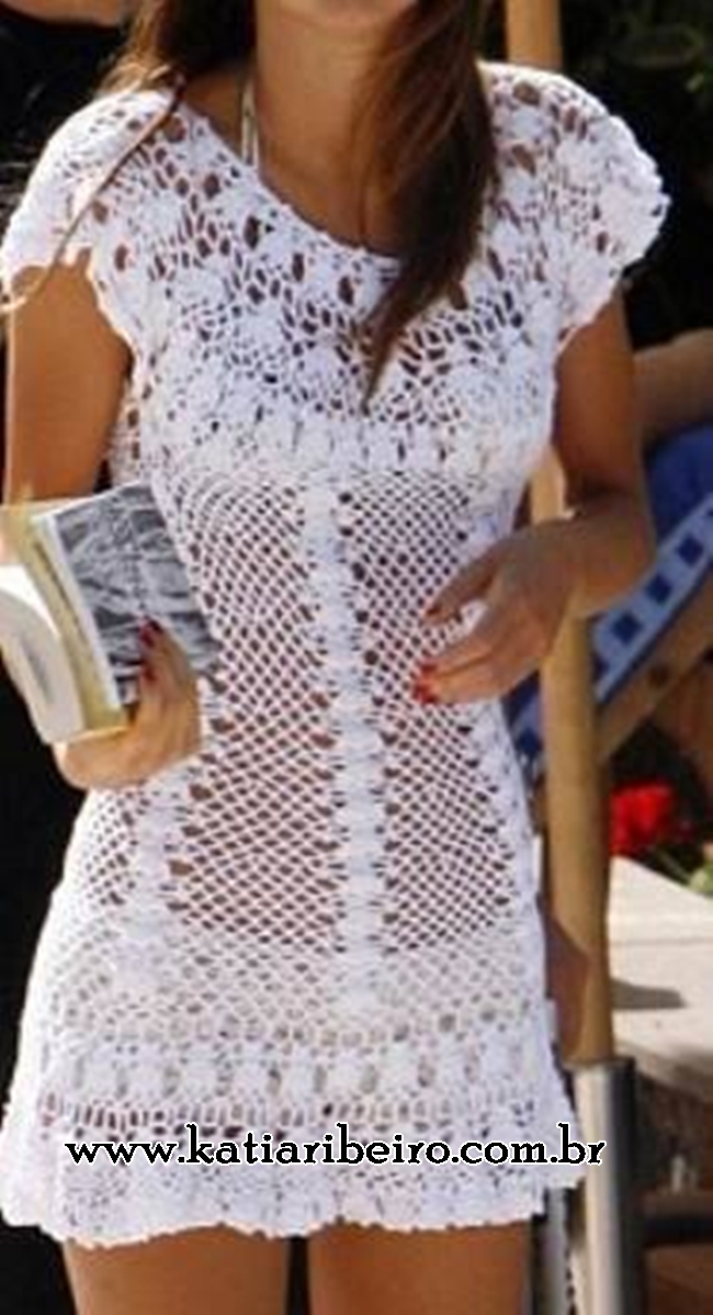 moda praia de croche 2019