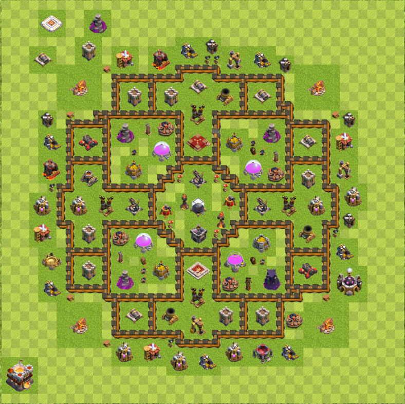 COC Bases Farming Base COC TH 11