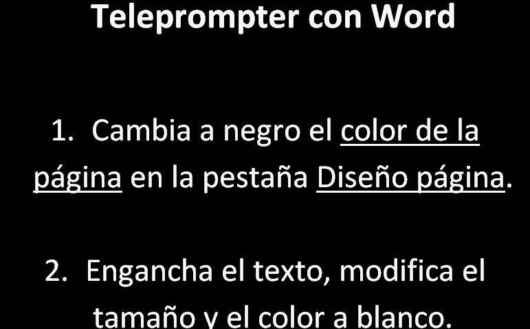 Teleprompter on line