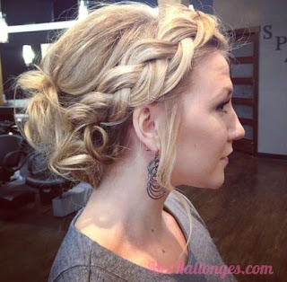 trenza lateral cabello recogido trenza lateral cabello recogido