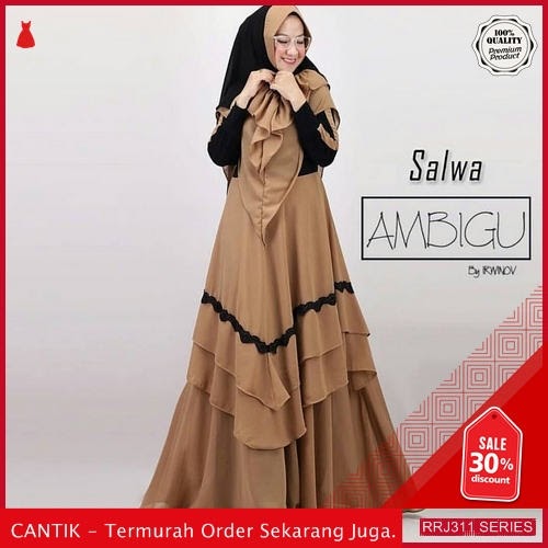 Jual RRJ311D104 Dress Salwa Syari Wanita Mc Terbaru Trendy BMGShop