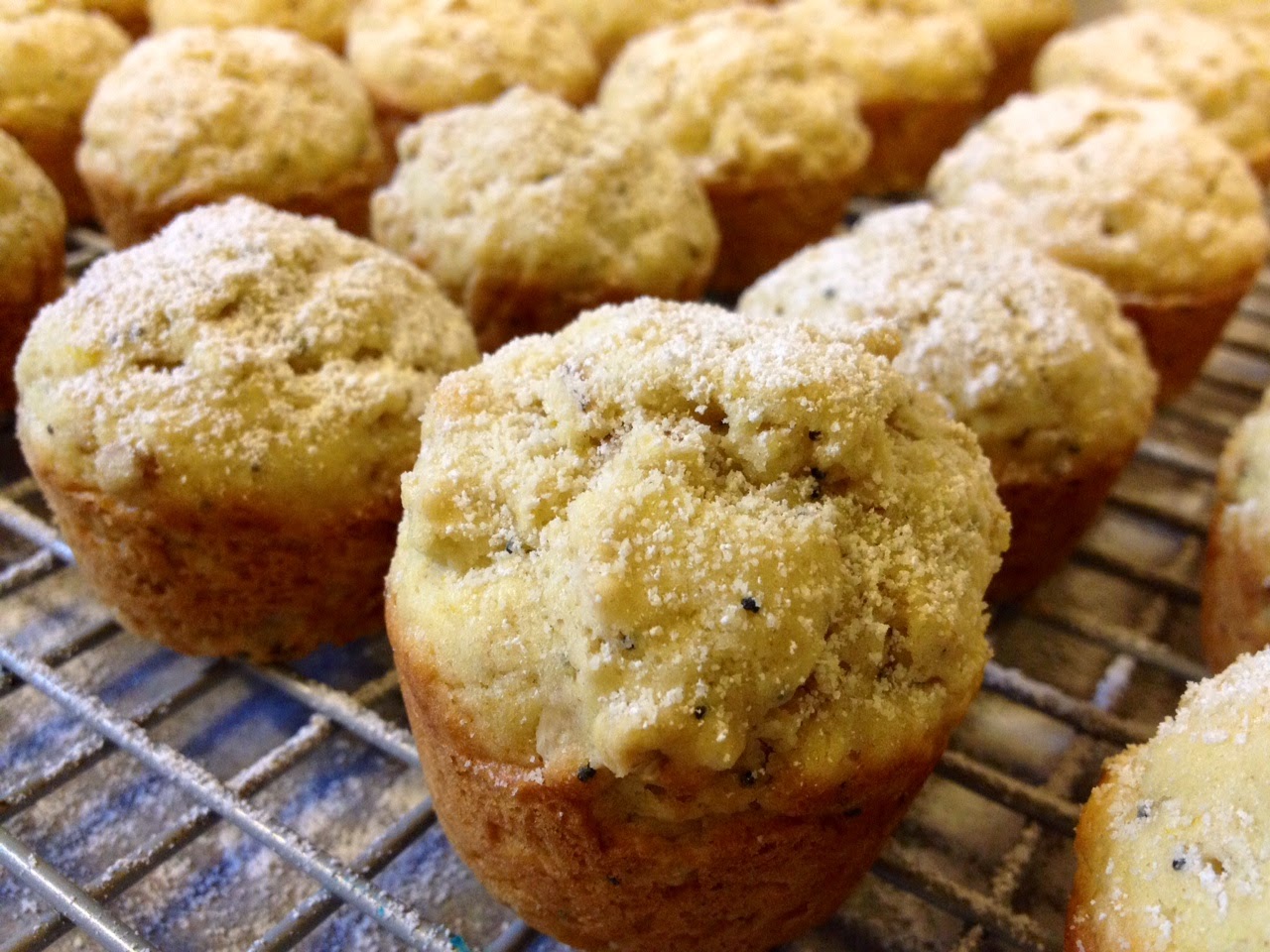 J Bird Baker Lemon Poppy Seed Oat Muffins