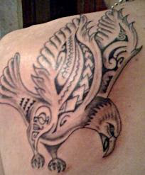 Valkyrie Bird Tattoo 2