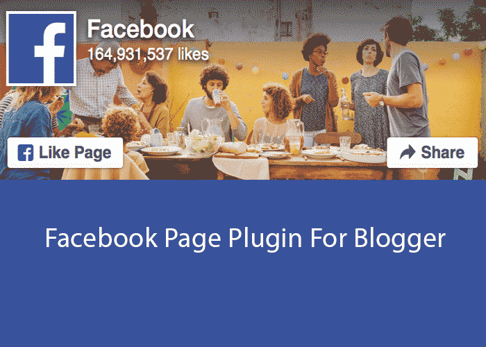 How to Add Facebook Page Plugin/FanPage Box to Blogger