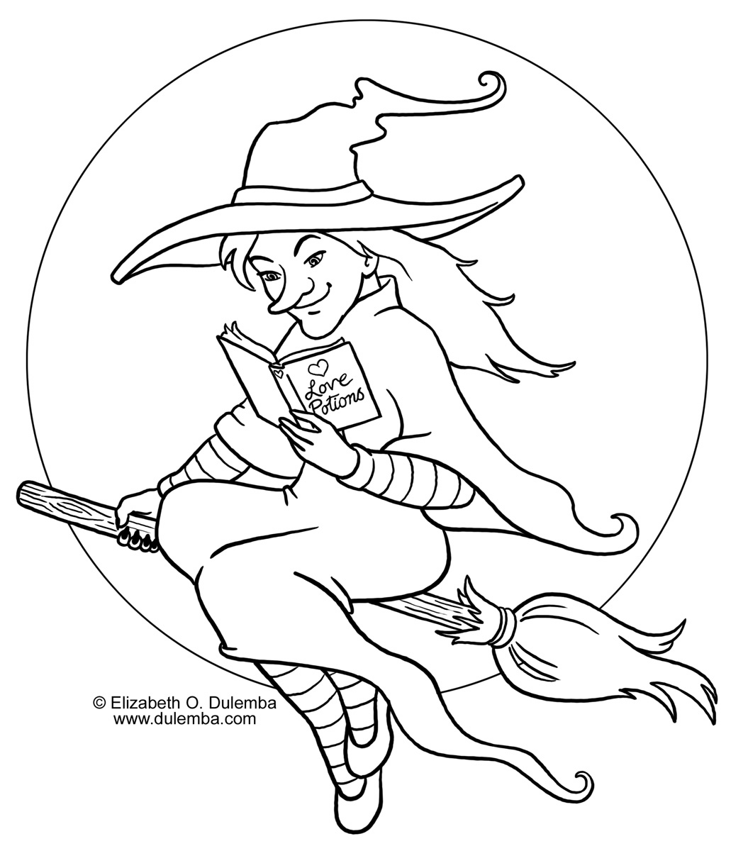 caillou coloring pages halloween witch - photo #18