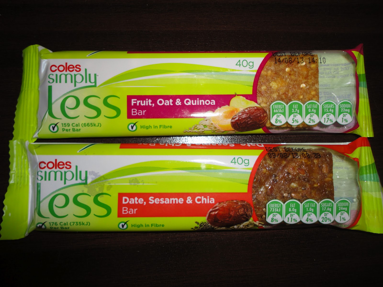 Vegans Eat Yummy Food Too!!! Product Review Coles Simply Less Bars